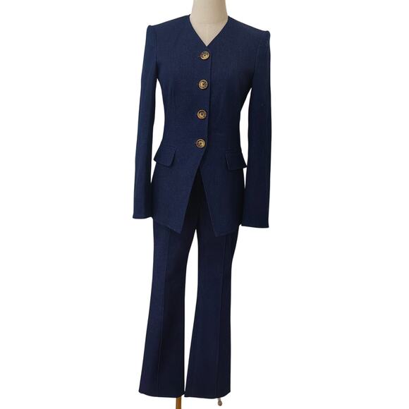 Veronica Beard Kimra Kick-Flare Pant US 10 - Picture 6 of 13